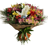 Buquê GG com alstromerias